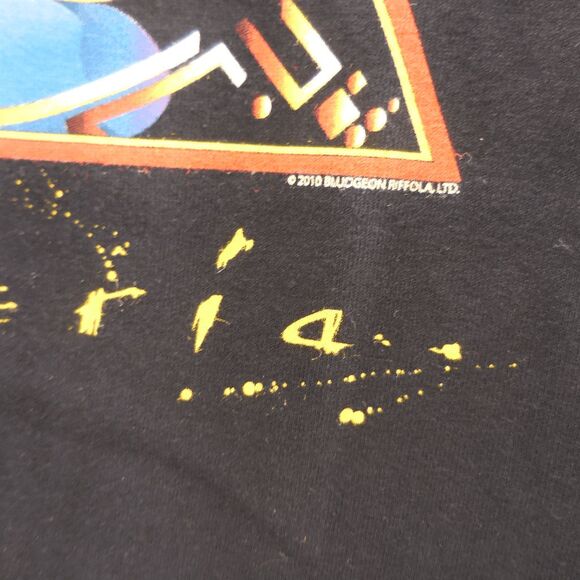 Def Leppard Hystria 1988 Tour Reprint Shirt from 2010 Gildan Tag Mens Medium EUC - Picture 4 of 7
